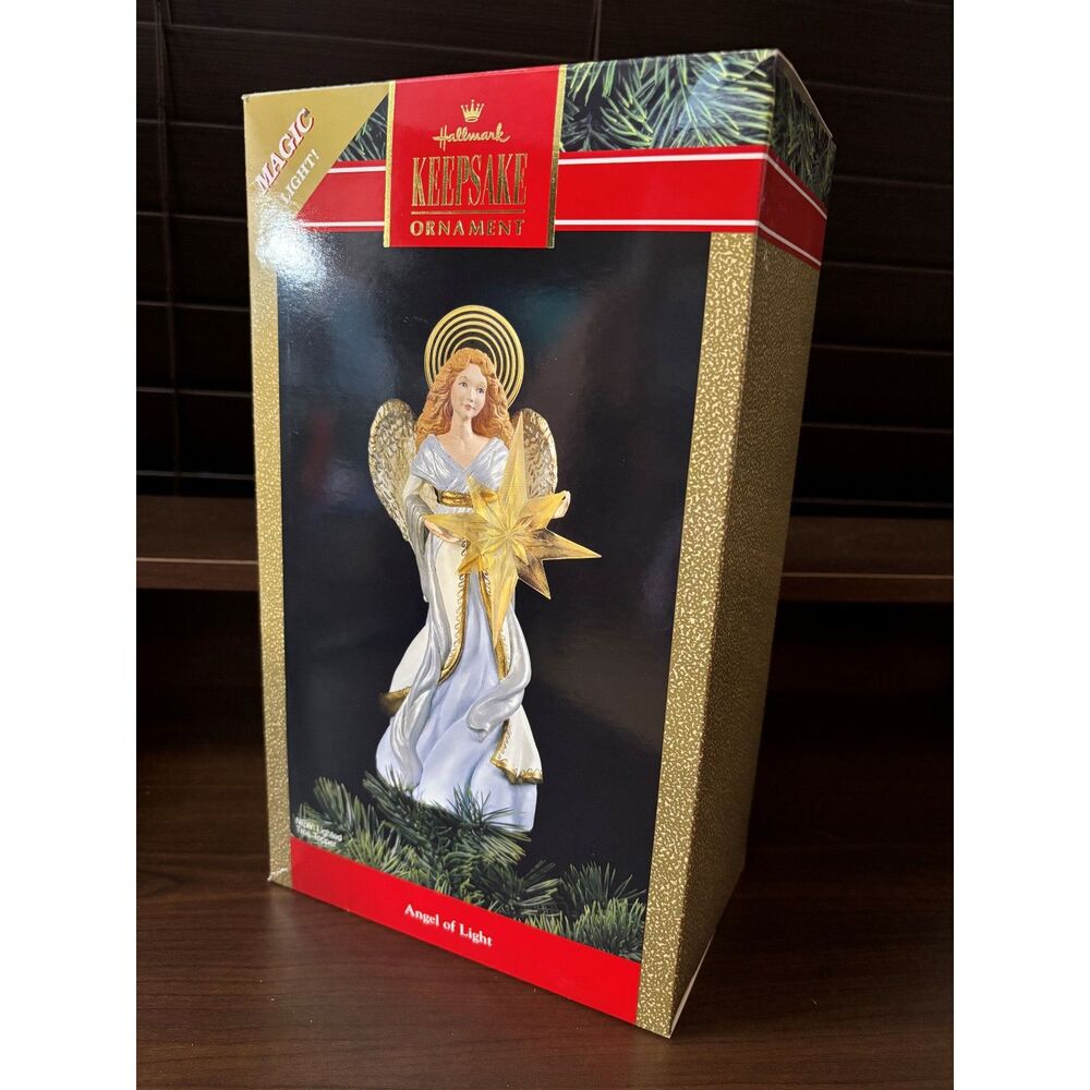 1991 Hallmark keepsake "Angel of Light" Christmas tree topper